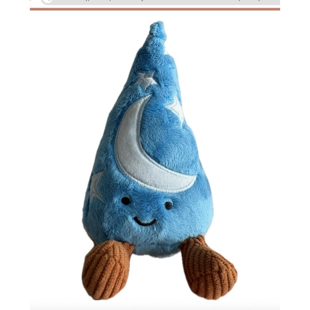 Disney Walt Disney Studios Animation Sorcerer Hat Plushie Fantasia Blue NWT Rare